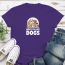 Hope Ya Like Dogs Standard Tee Purple