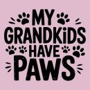 My Grandkids Have Paws Standard Tee Light Pink