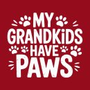 My Grandkids Have Paws Standard Tee Red